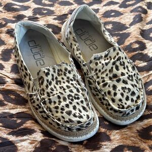 Hey Dude Leopard Print Flats